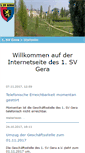 Mobile Screenshot of 1-sv-gera.de