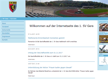 Tablet Screenshot of 1-sv-gera.de